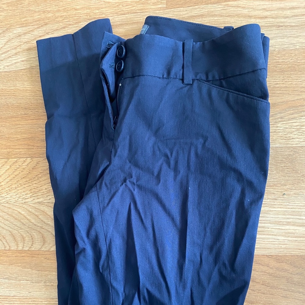 Loft navy blue dress pants straight leg